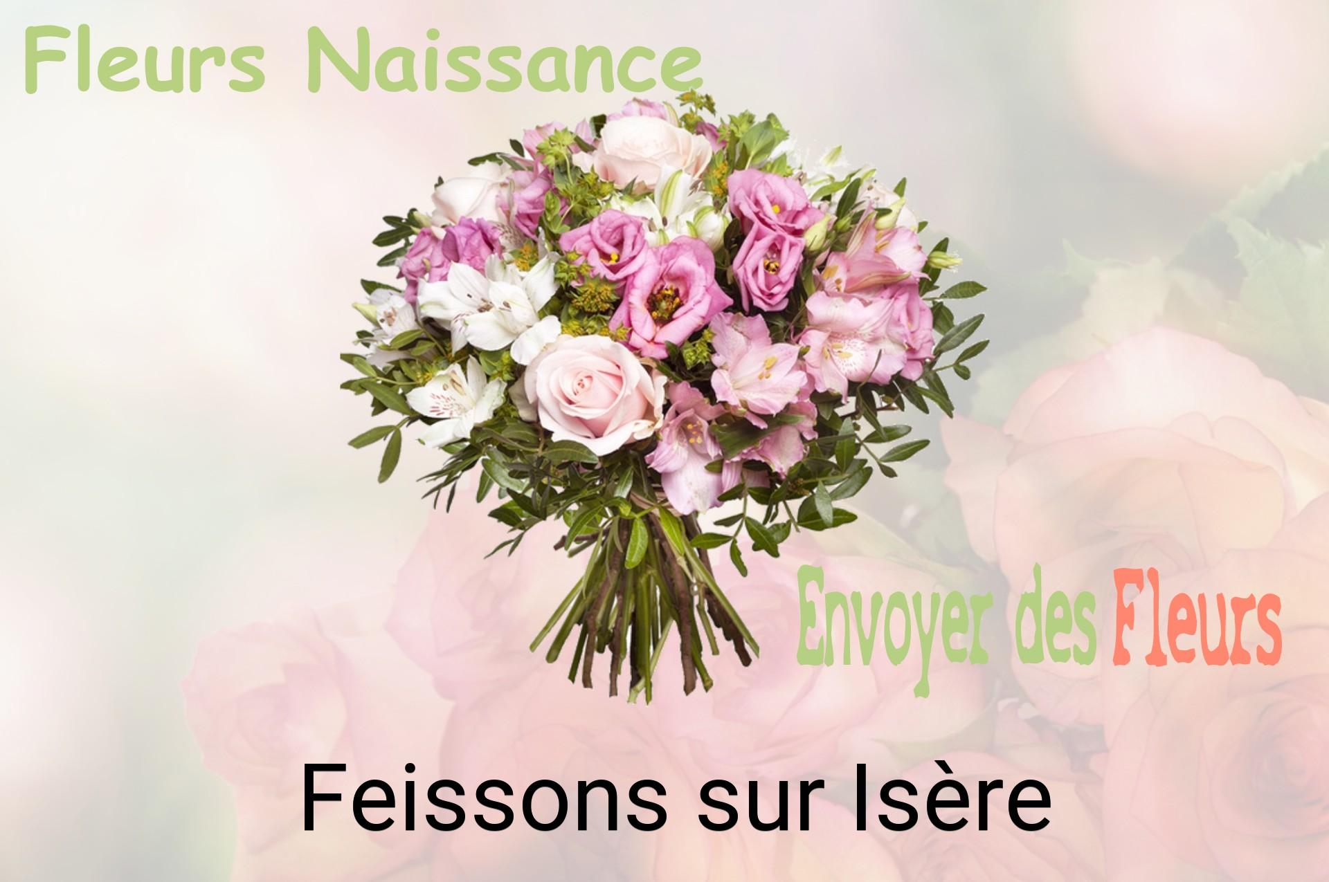 Bouquet de fleurs de naissance livré à Feissons-sur-Isère